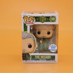 NEW!! EXCLUSIVE FUNKO POP- Wicked - The Wizard/ Includes Soft Protector
